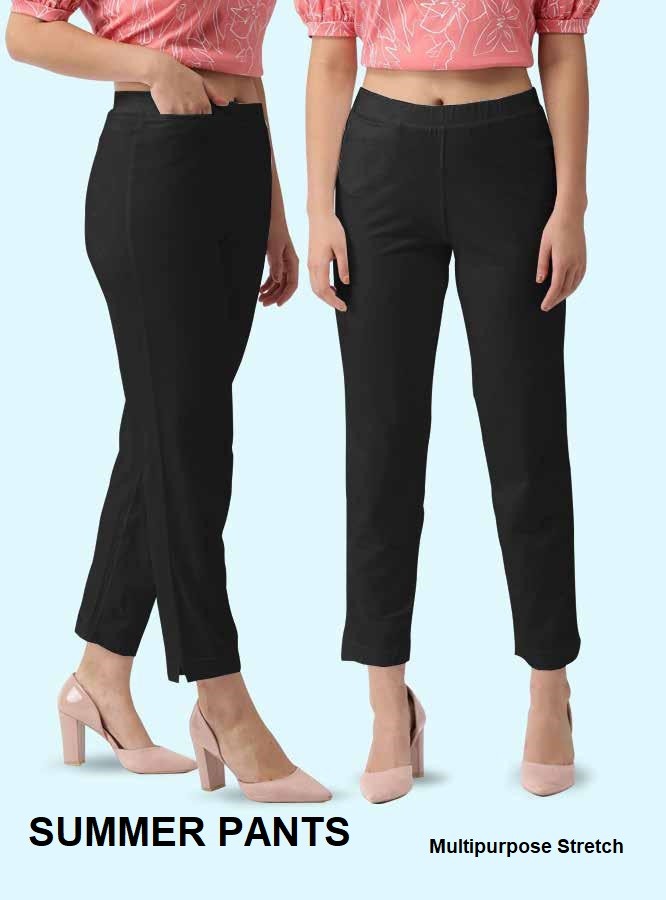 SHE-Summer Pants-Plus Size